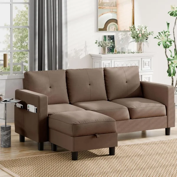 L-Shaped Couch Sofa Set