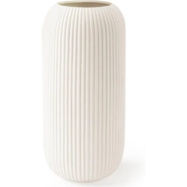 White Ceramic Vase,